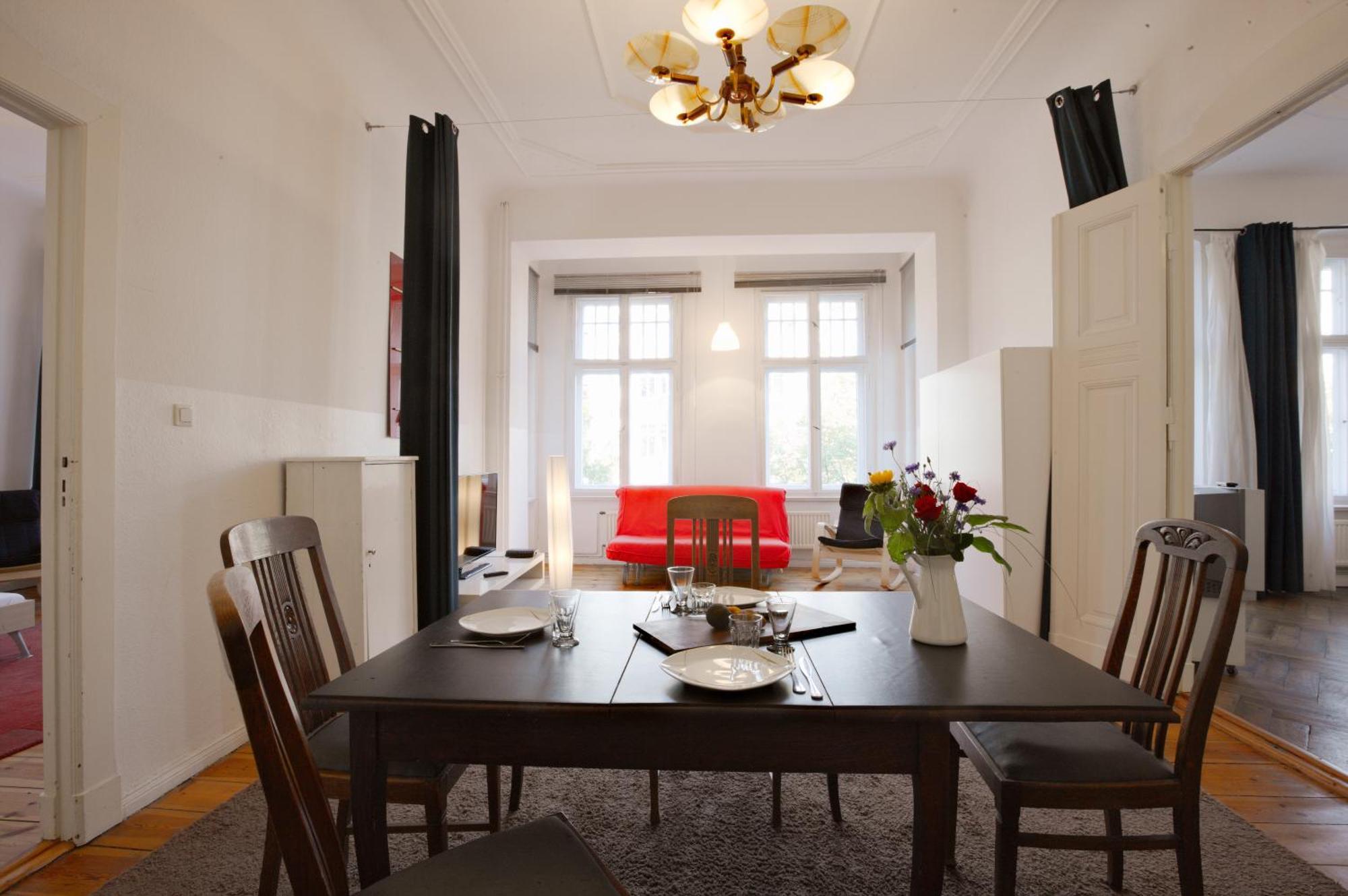 Elegante Altbauwohnung Berlin Dış mekan fotoğraf